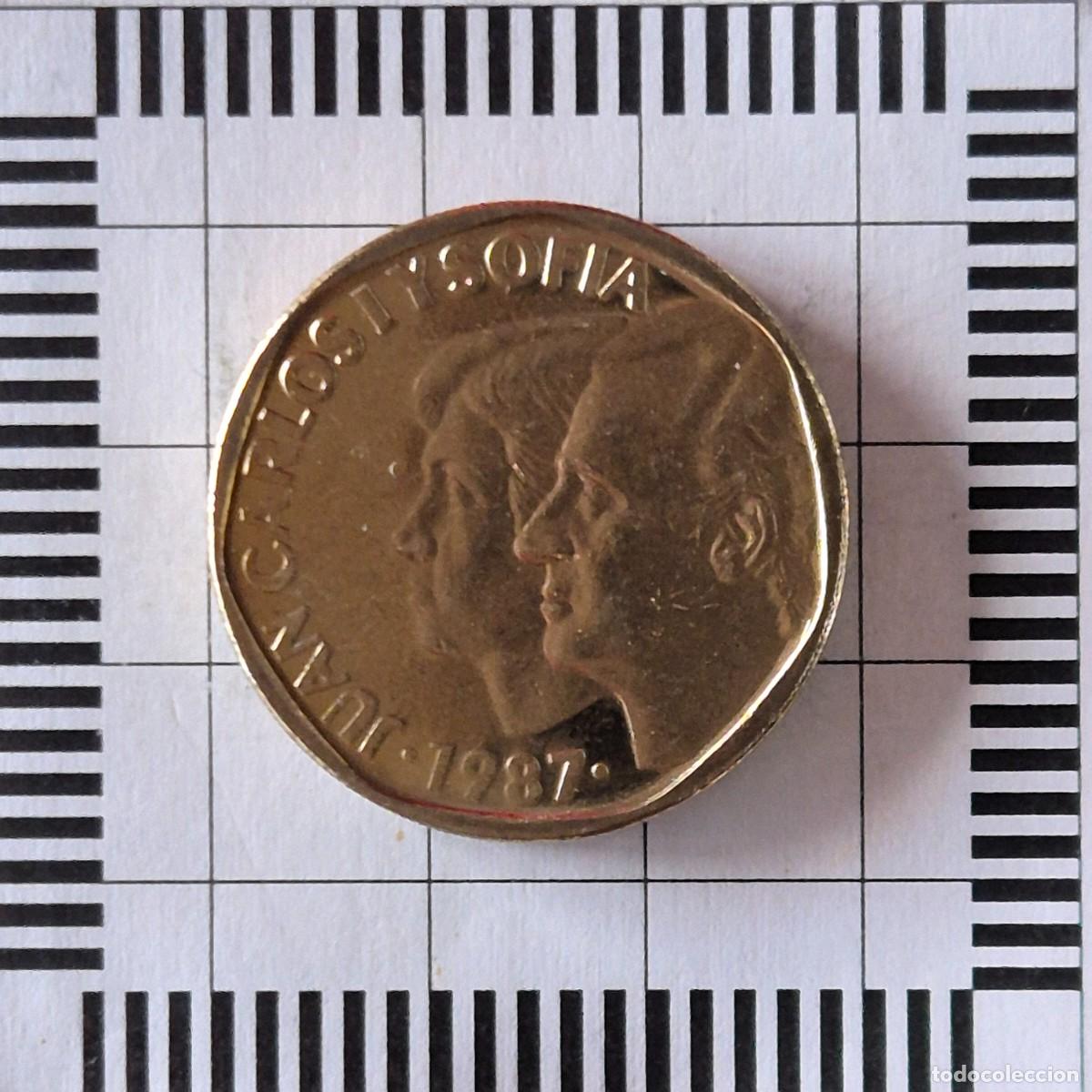 Monedas Juan Carlos I: JUAN CARLOS I, 500 PESETAS, 1987. (KM#831).