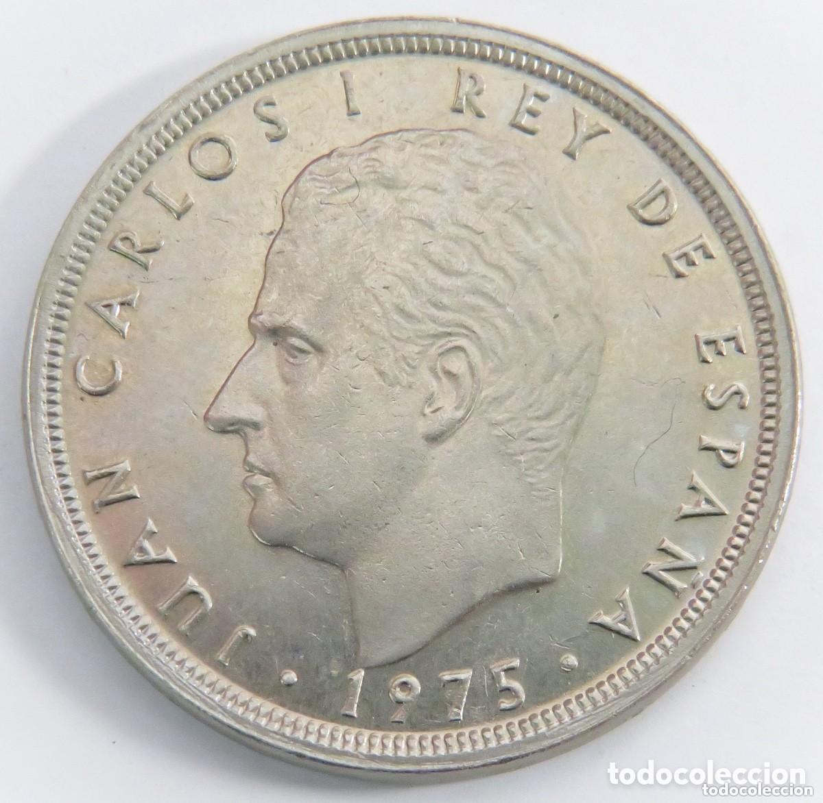 Monete Juan Carlos I: MONEDA DE 50 PESETAS JUAN CARLOS I 1975 ESTRELLA 79 SIN CIRCULAR