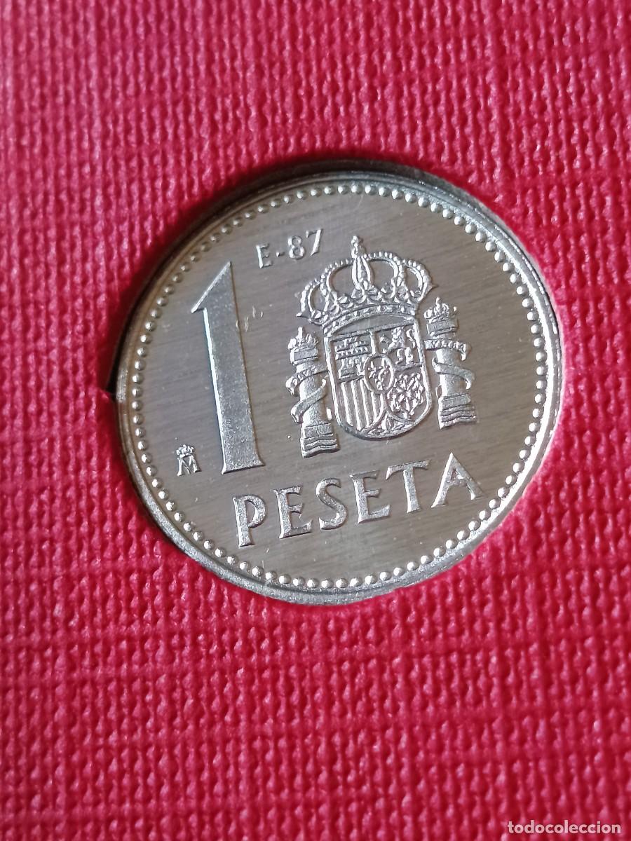 Monedas Juan Carlos I: Cartera de monedas E87 proof - Foto 1