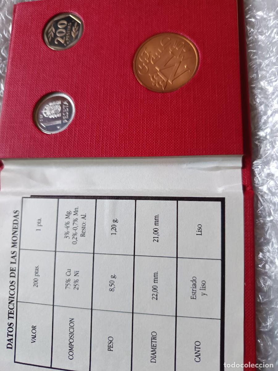 Monedas Juan Carlos I: Cartera de monedas E87 proof - Foto 2