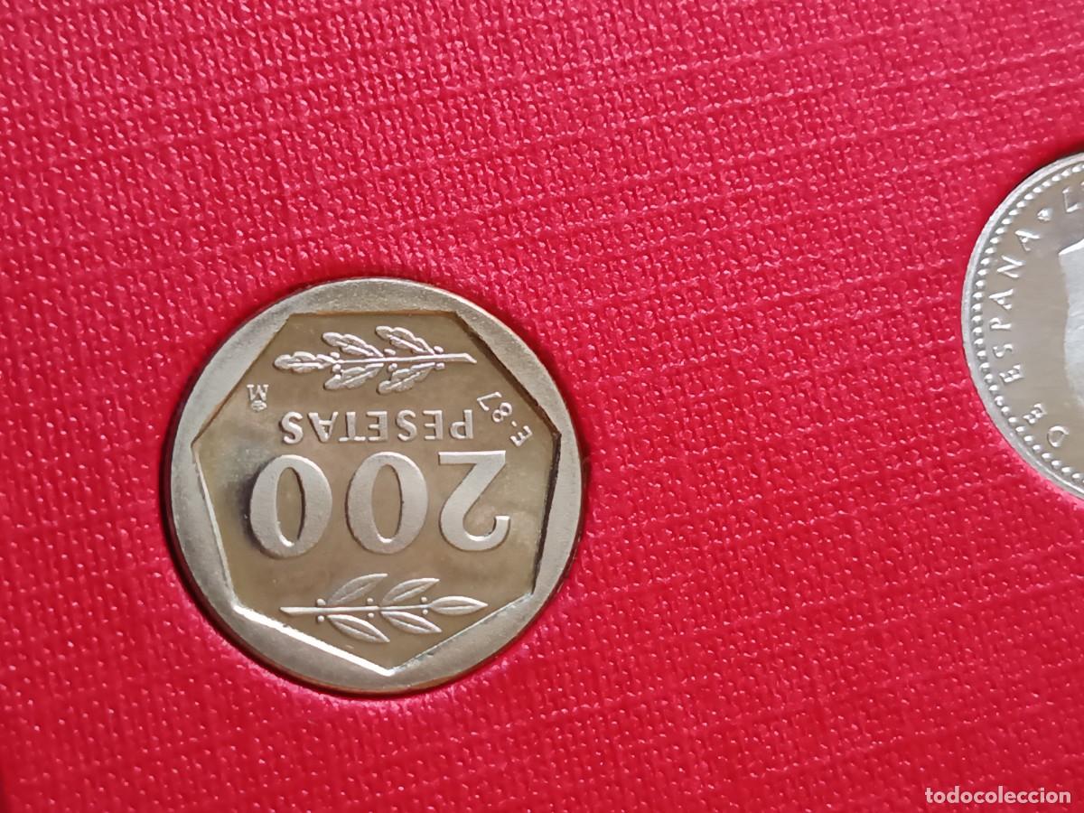 Monedas Juan Carlos I: Cartera de monedas E87 proof - Foto 6