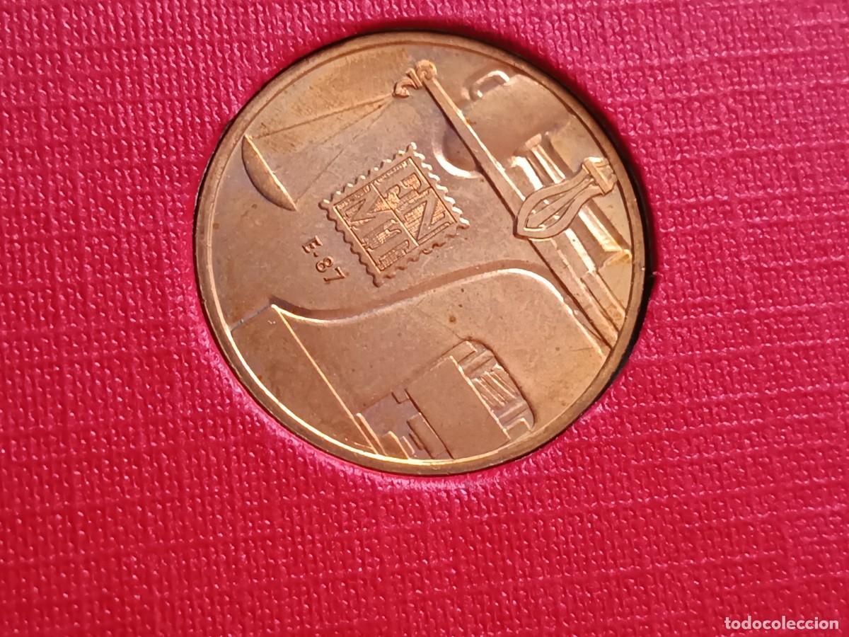 Monedas Juan Carlos I: Cartera de monedas E87 proof - Foto 7