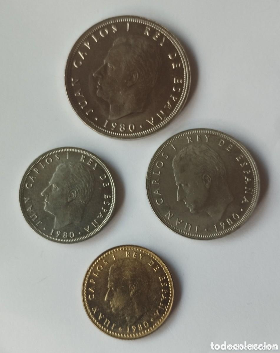 Coins Juan Carlos I: LOTE DE LAS MONEDAS JUAN CARLOS I 1980 ESTRELLA 82 SIN CIRCULAR