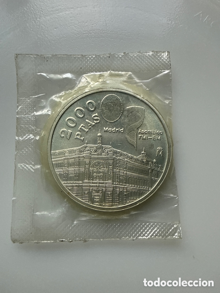 Monedas Juan Carlos I: Moneda plata , 2000 pesetas . Espa&ntilde;a.