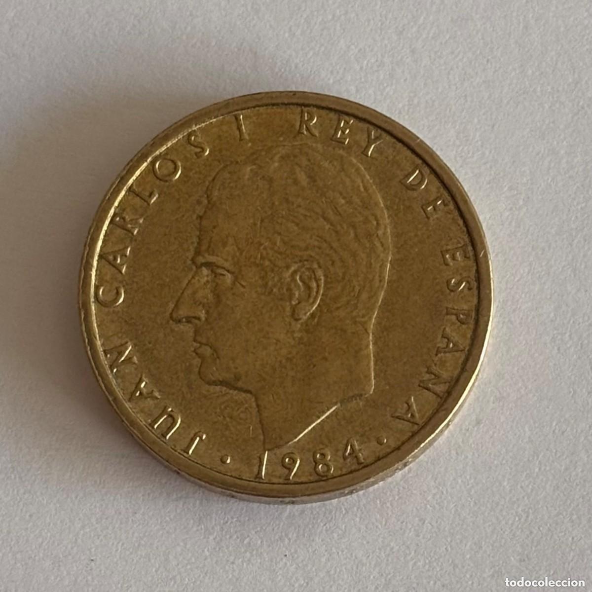 M&uuml;nzen unter Juan Carlos I: MONEDA DE 100 PESETAS JUAN CARLOS I A&Ntilde;O 1984 SIN CIRCULAR FLOR DE LIS ANVERSO