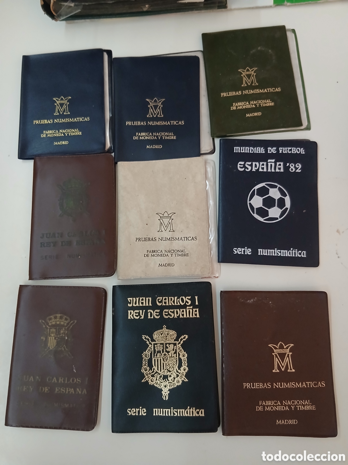 M&uuml;nzen unter Juan Carlos I: LOTE DE 9 EAGUCHES DE PREUBAS NUMESMATICAS VARIOS A&Ntilde;OS