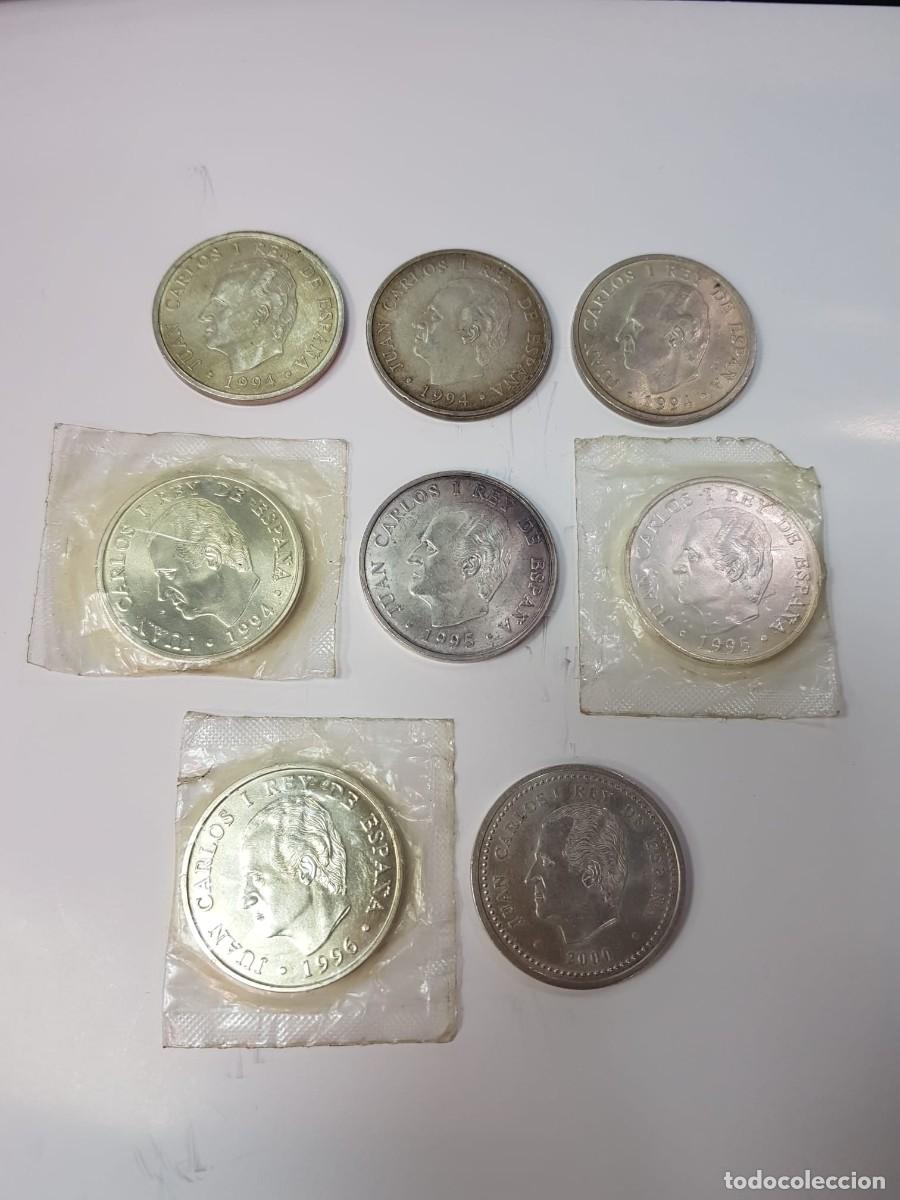 Monedas Juan Carlos I: LOTE DE 8 MONEDAS DE 2000 PESETAS-A&Ntilde;OS 1994-1995-1996-2000