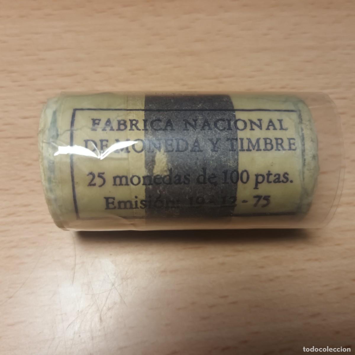 Monedas Juan Carlos I: Cartucho Monedas 100 Pts 1980*80 Lote MC - 13