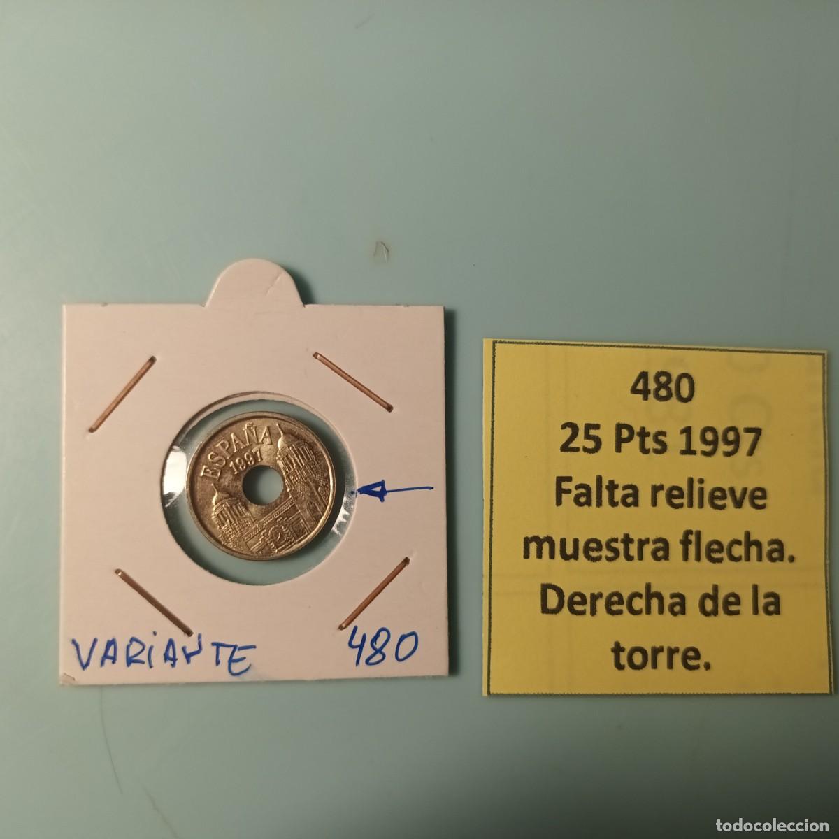 Monete Juan Carlos I: Monedas Juan Carlos Pts con errores Lote ME - 283