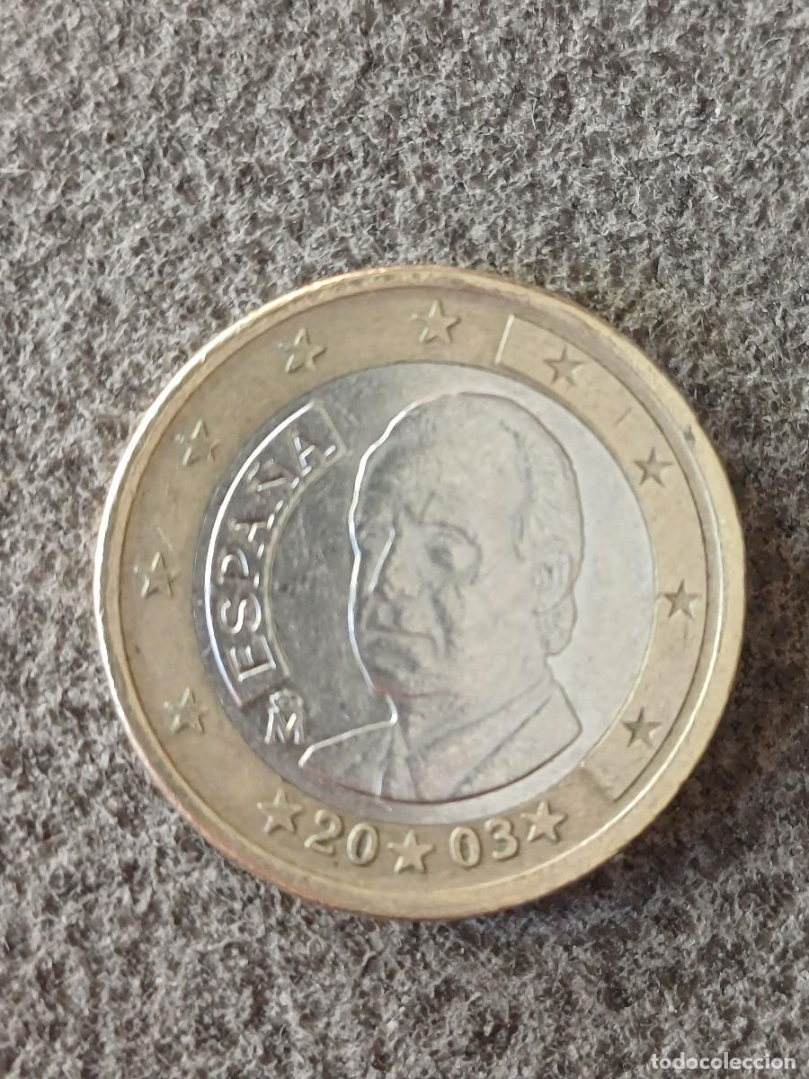 Monedas Juan Carlos I: 1 EURO del a&ntilde;o 2003 del reinado de Juan Carlos I. Sin errores por ambas caras de la moneda.