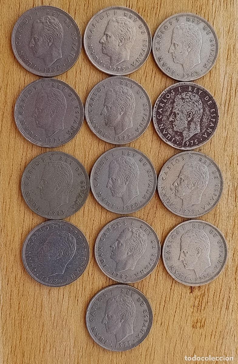 Moedas Juan Carlos I: Lote 13 Monedas 25 Pesetas Tama&ntilde;o Grande (Cupron&iacute;quel) - Juan Carlos I y Espa&ntilde;a '82