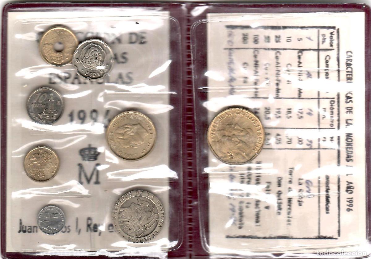 Monedas Juan Carlos I: CARTERA MONEDAS ESPA&Ntilde;A 1996 - Foto 4
