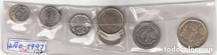 M&uuml;nzen unter Juan Carlos I: CRC0127 SERIE MONEDAS A&Ntilde;O ESPA&Ntilde;A 1997 9 MONEDAS SIN CIRCULAR