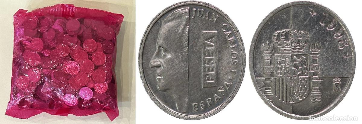 Monete Juan Carlos I: C1998 BOLSA CON 500 MONEDAS ESPA&Ntilde;A 1998 1 PESETA SIN CIRCULAR 15