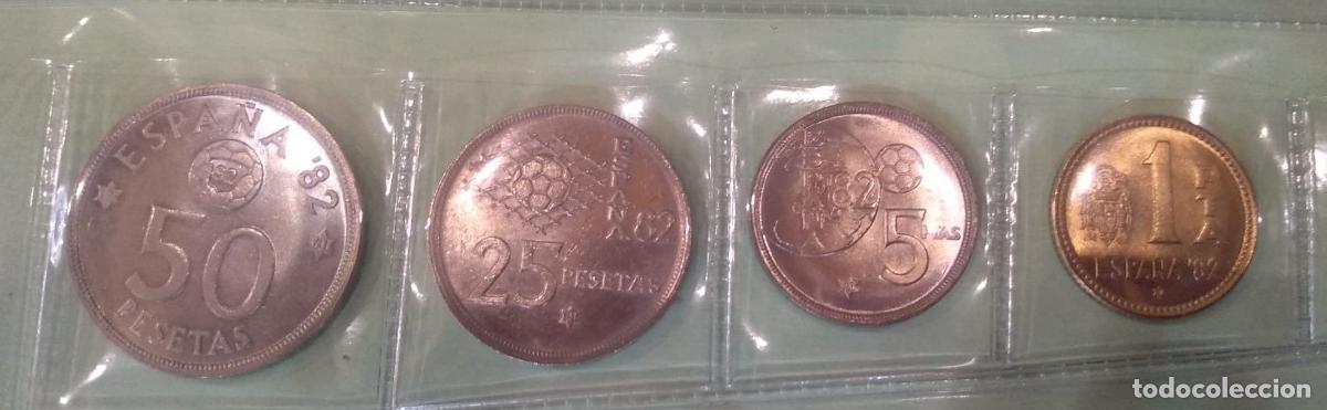 Coins Juan Carlos I: C1980 SERIE DE 4 VALORES MONEDAS ESPA&Ntilde;A 1980 ESTRELLA 81
