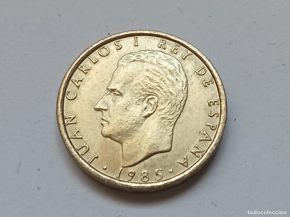 Monedas Juan Carlos I: JUAN CARLOS I 100 PESETAS 1985 LIS HACIA EL REVERSO SC-