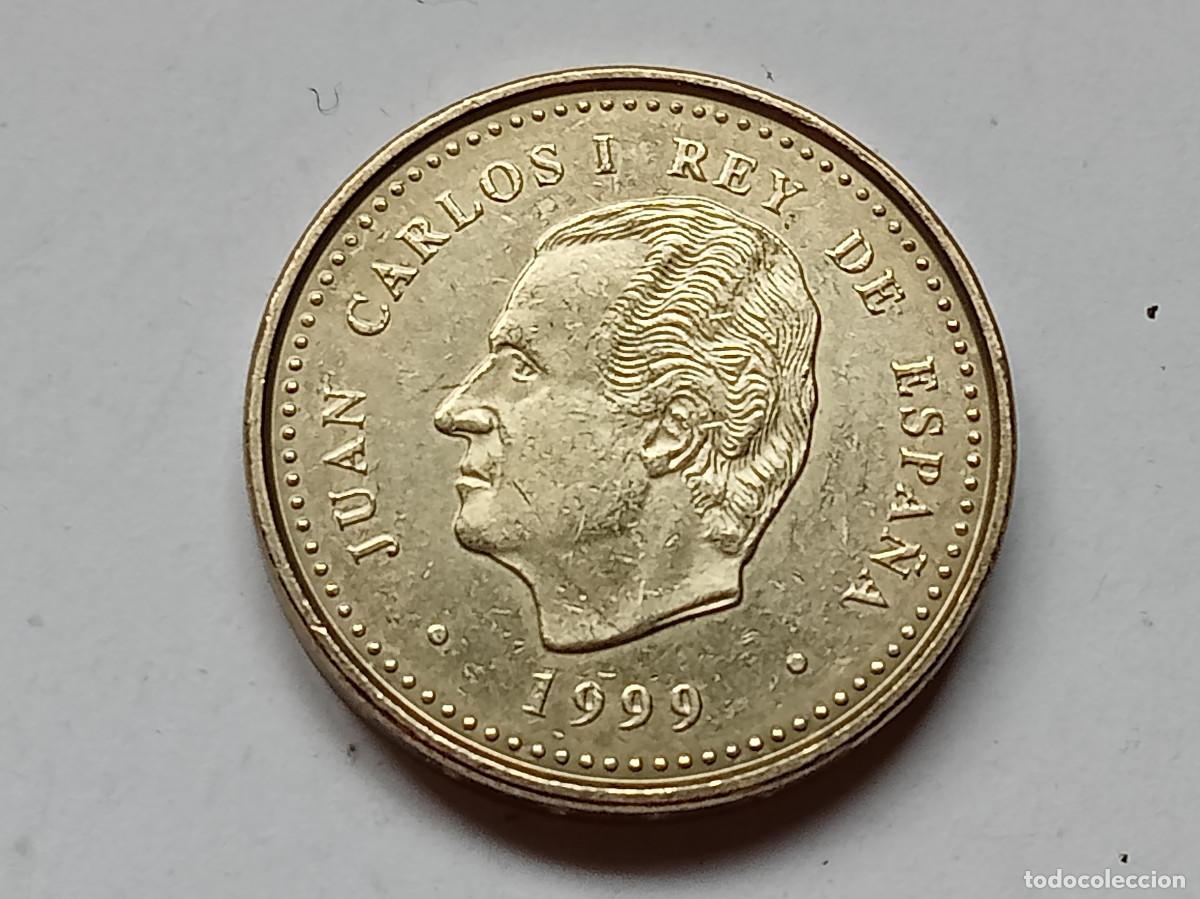 Monedas Juan Carlos I: JUAN CARLOS I 100 PESETAS 1999 LIS HACIA EL ANVERSO EBC+