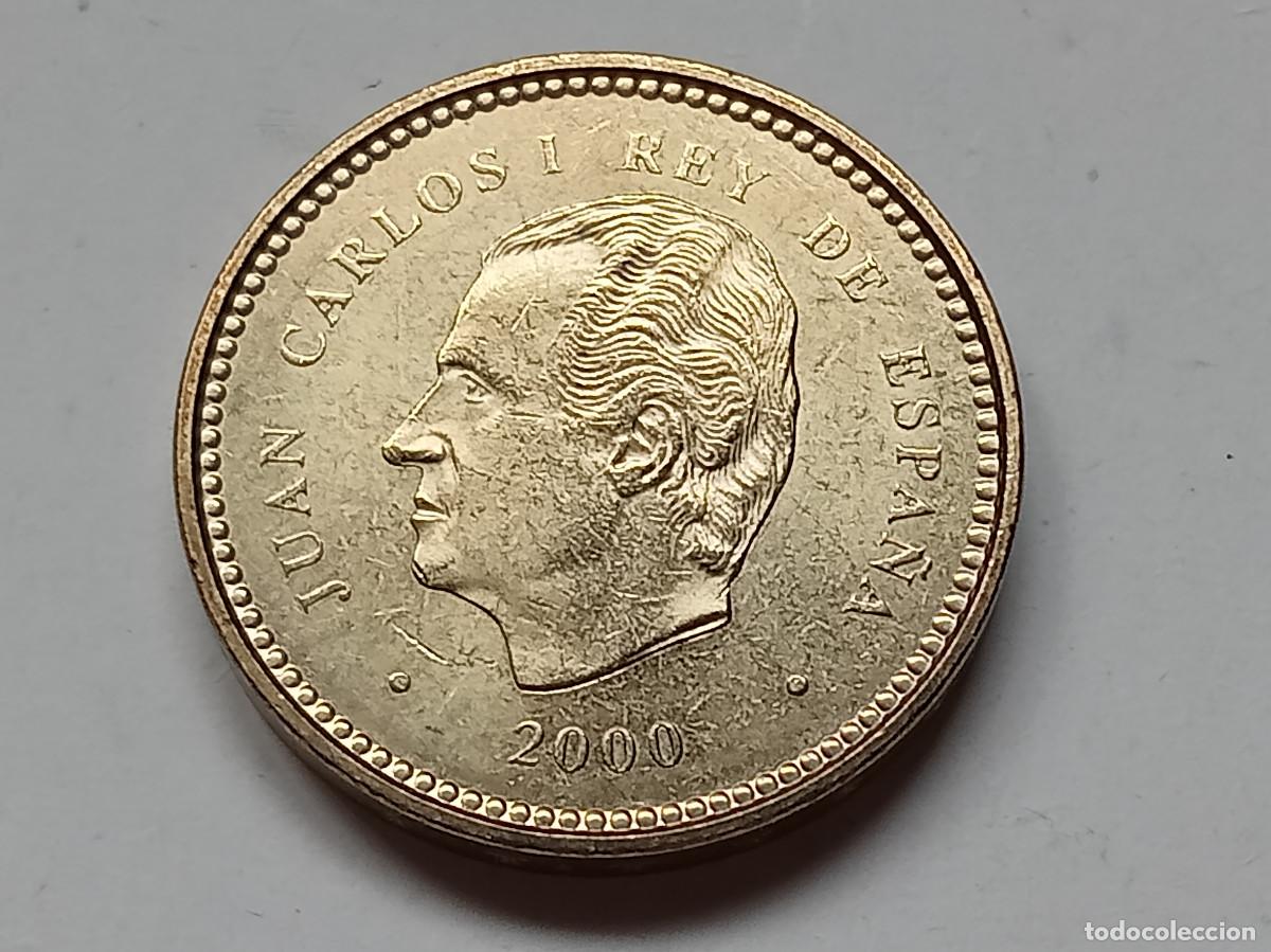 Monedas Juan Carlos I: JUAN CARLOS I 100 PESETAS 2000 LIS HACIA EL ANVERSO EBC+