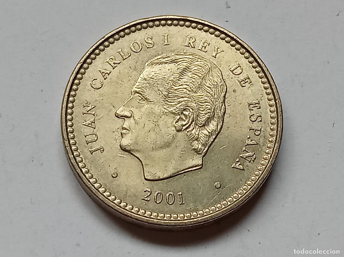 Monedas Juan Carlos I: JUAN CARLOS I 100 PESETAS 2001 LIS HACIA EL ANVERSO SC-