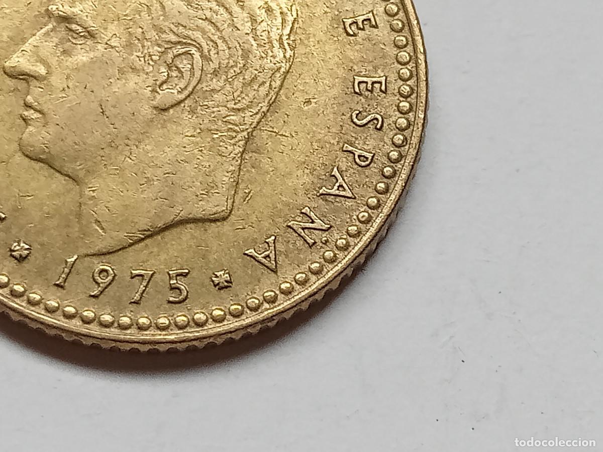 Monedas Juan Carlos I: JUAN CARLOS I 1 PESETA 1975 *19-78 VARIANTE CHILENA PUNTO EN &Ntilde;. MBC+