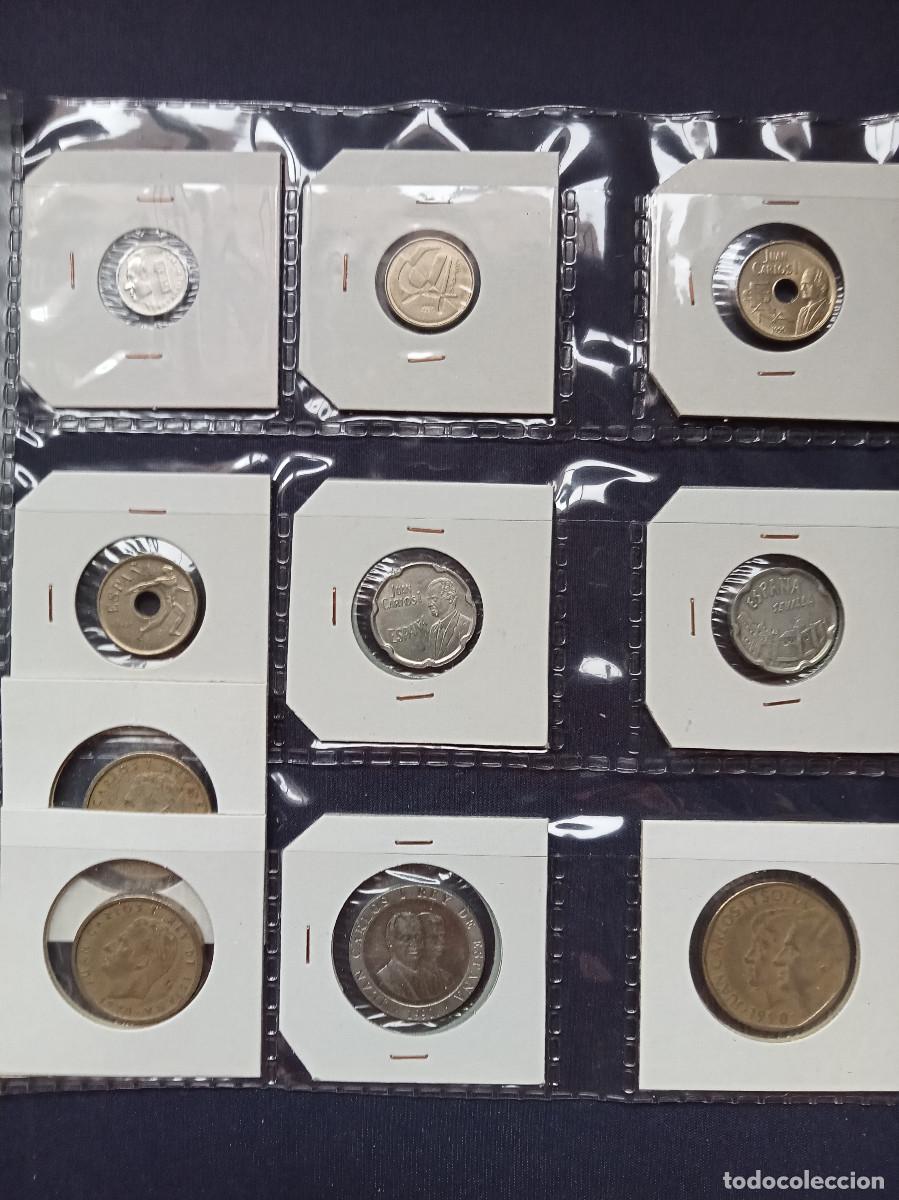 Monedas Juan Carlos I: JUAN CARLOS I SERIE COMPLETA 10 MONEDAS 1990 CIRCULADAS (MBC+)