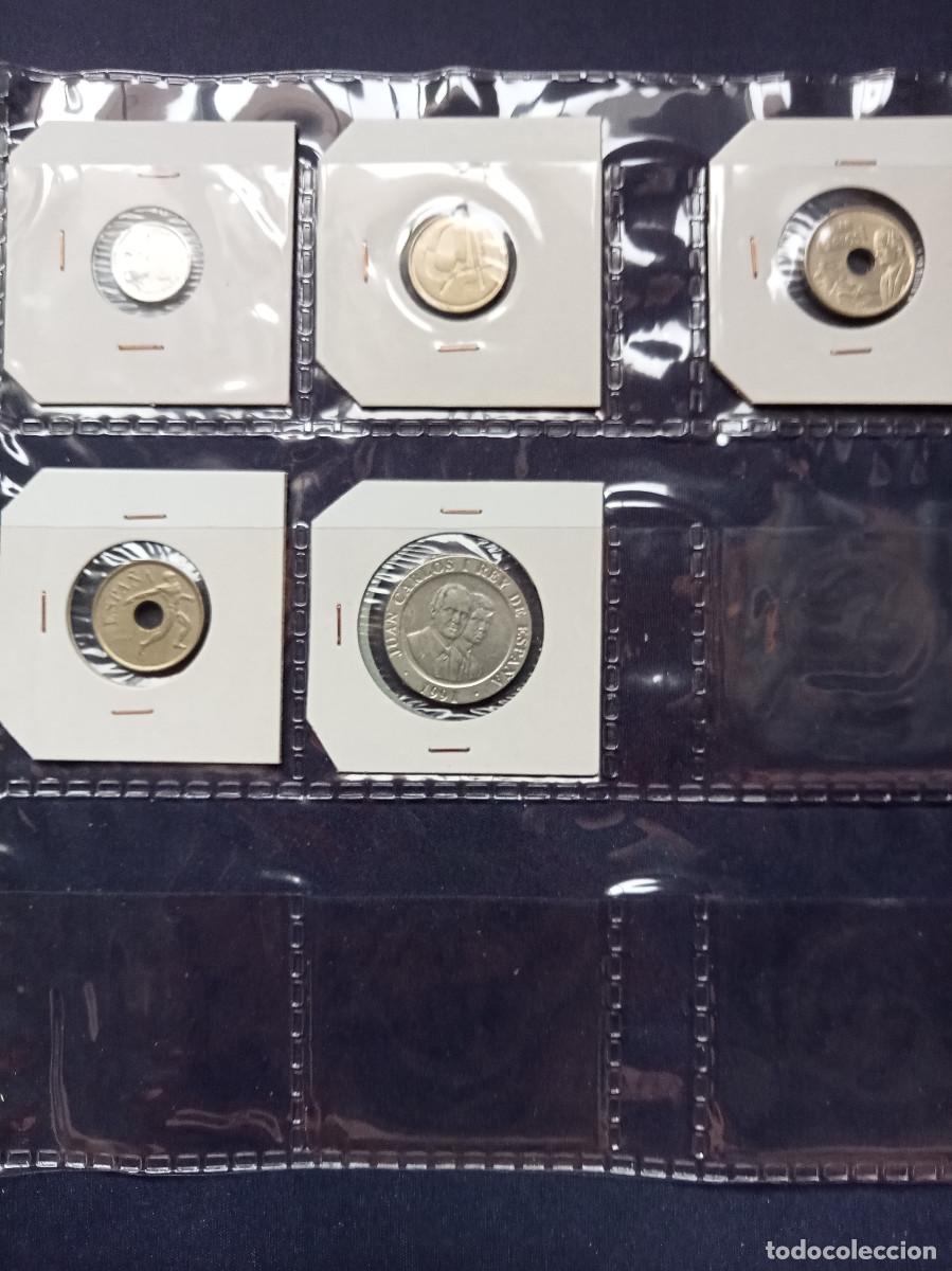 Monedas Juan Carlos I: JUAN CARLOS I SERIE COMPLETA 5 MONEDAS 1991 CIRCULADAS (MBC+)