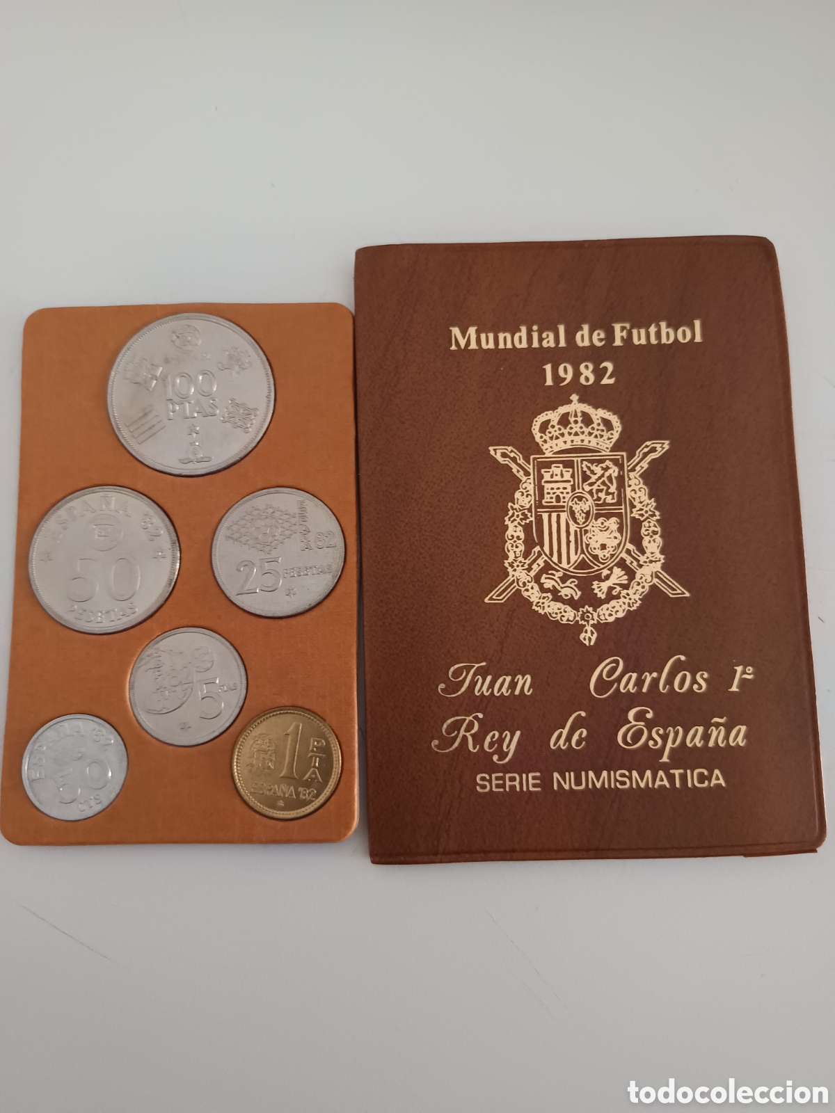 Monedas Juan Carlos I: Monedas Mundial Espa&ntilde;a 1982. Completa sin circular