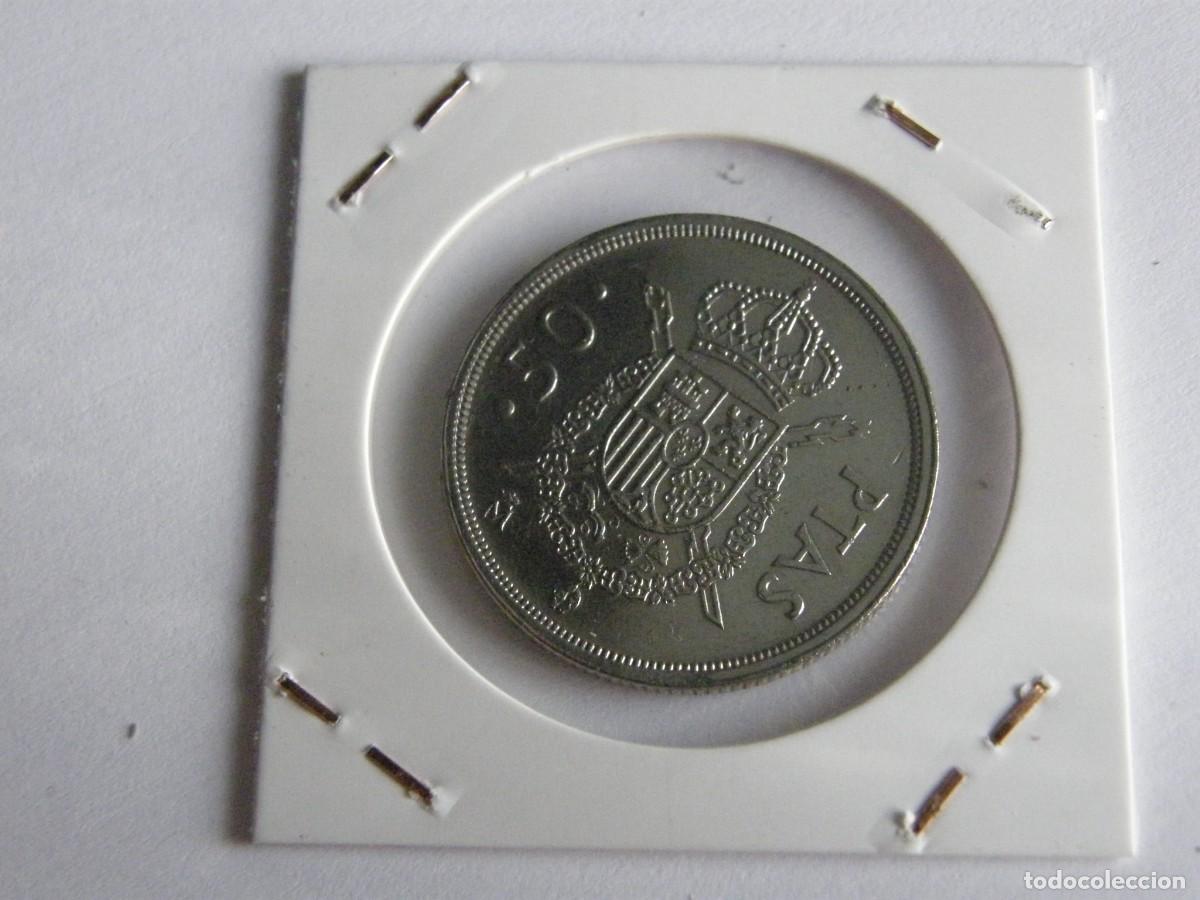 Monedas Juan Carlos I: 50 Pesetas 1983 Juan Carlos I - Cupron&iacute;quel - Escudo Espa&ntilde;a Corona Real - KM Copied #825