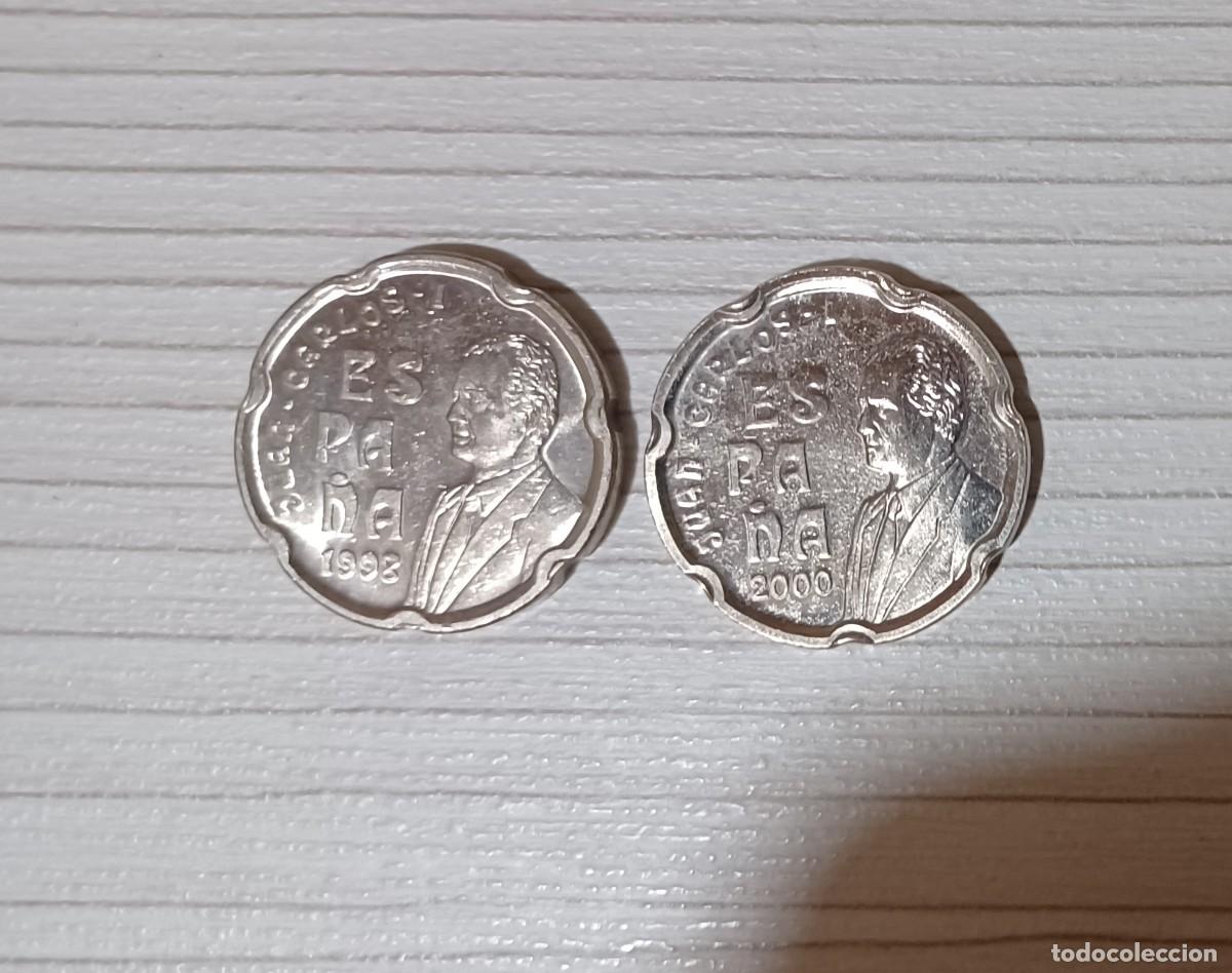 Monedas Juan Carlos I: 50 pesetas 1998 y 2000