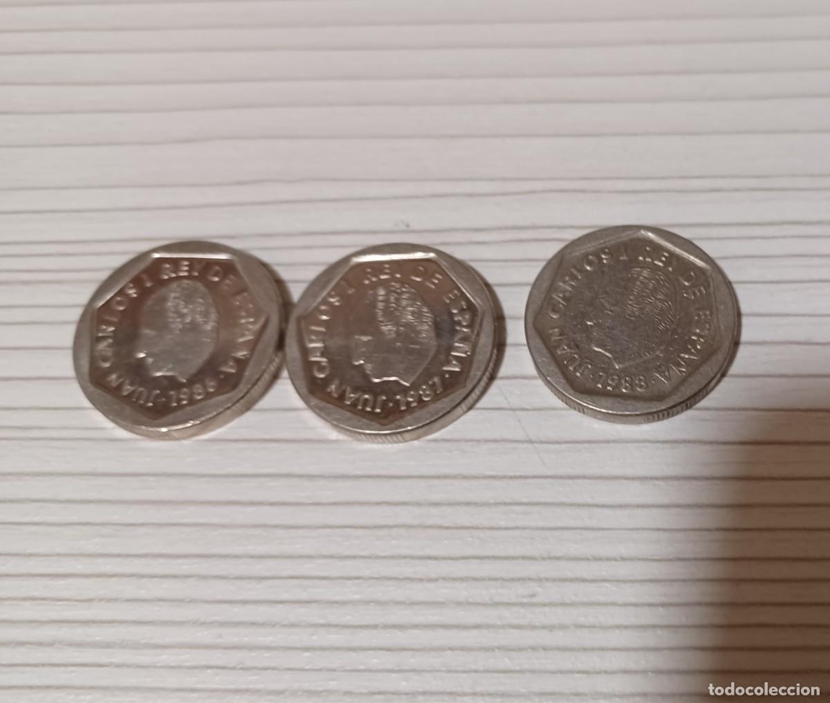 Monedas Juan Carlos I: 200 pesetas 1986 1987 1988