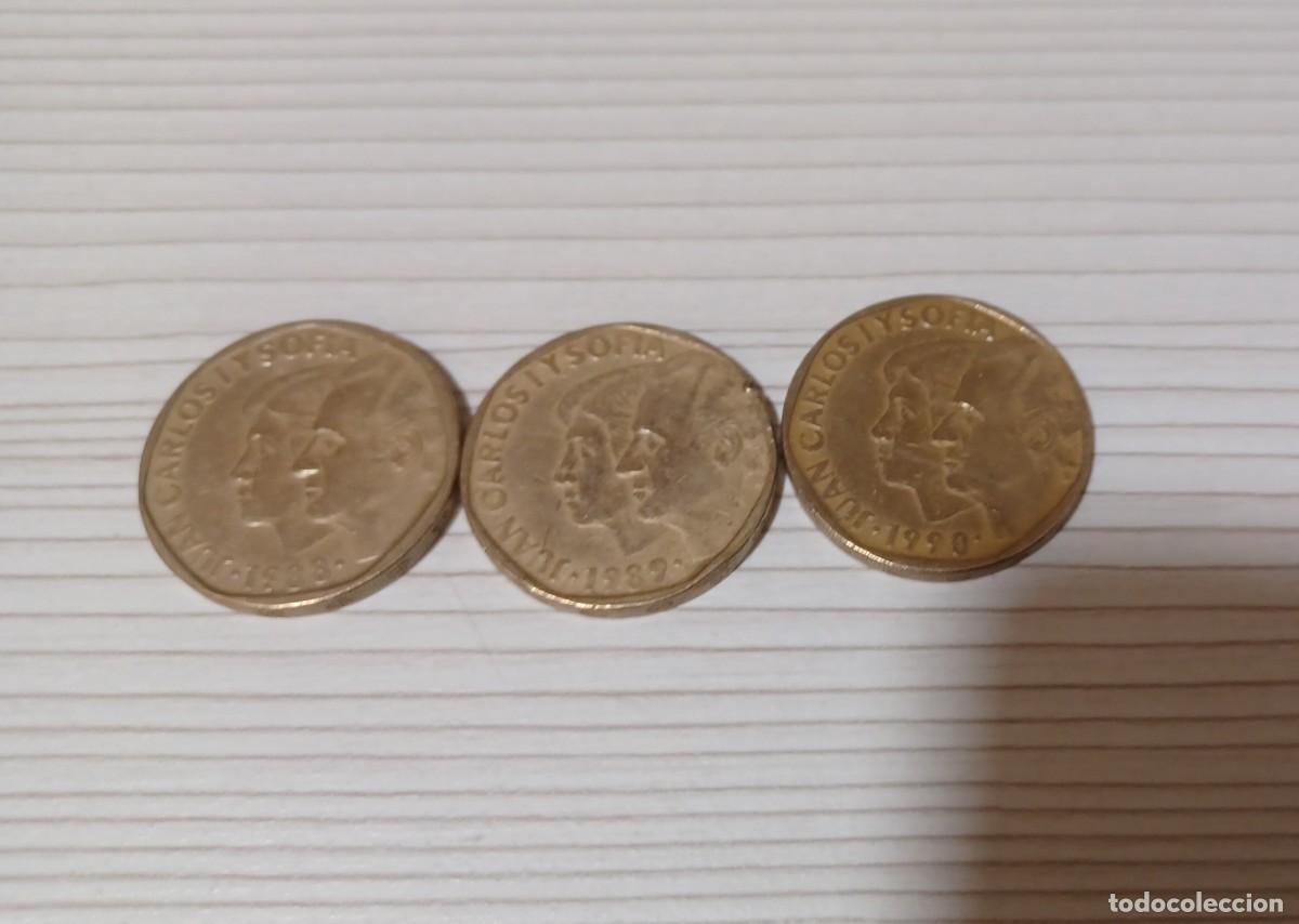 Monedas Juan Carlos I: 500 pesetas 1988 1989 1990