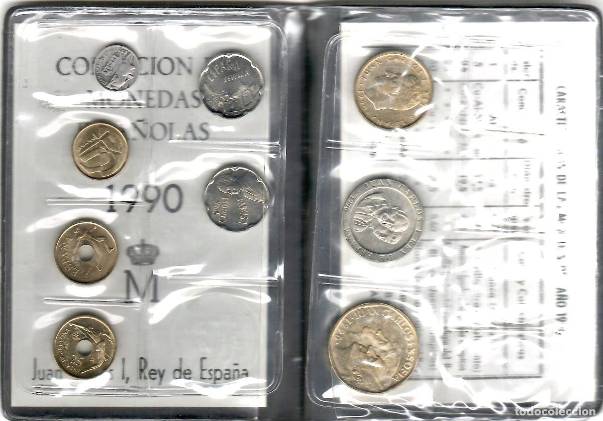 Monedas Juan Carlos I: CARTERA MONEDAS 1990 - Foto 2
