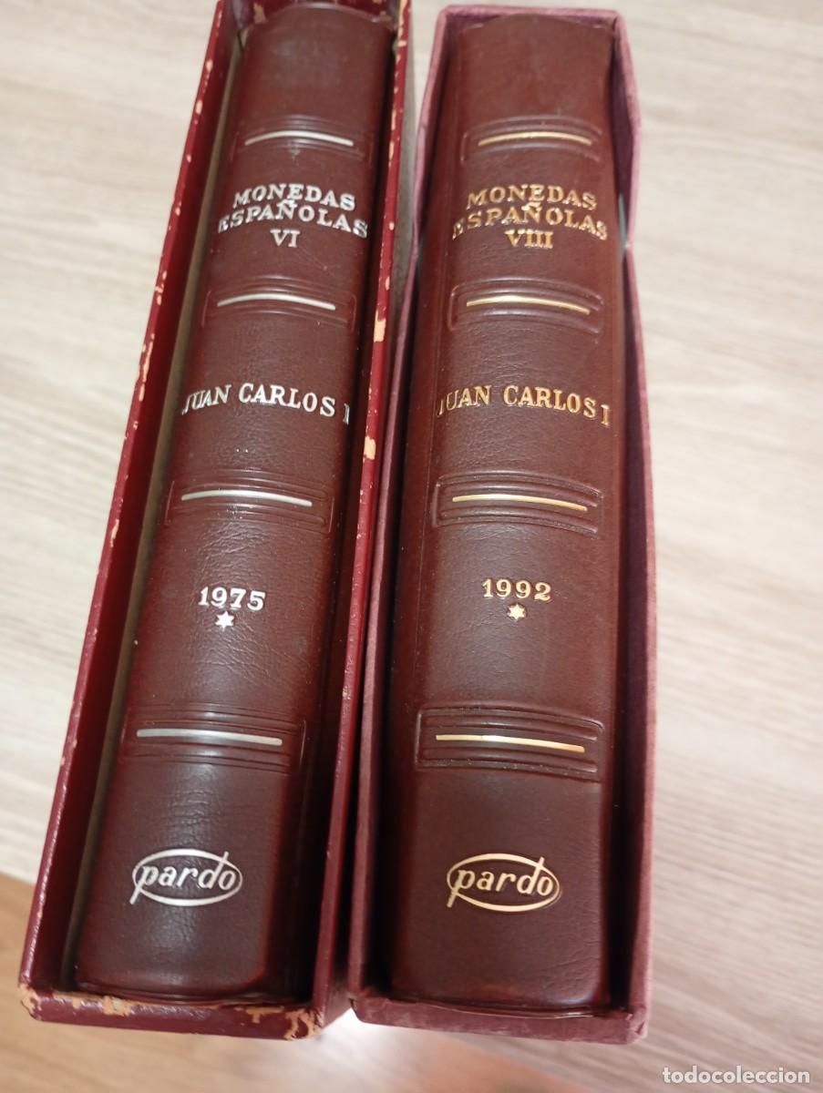 Moedas Juan Carlos I: COLECCION AVANZADA 167 MONEDAS JUAN CARLOS EN 2 ALBUM PARDO
