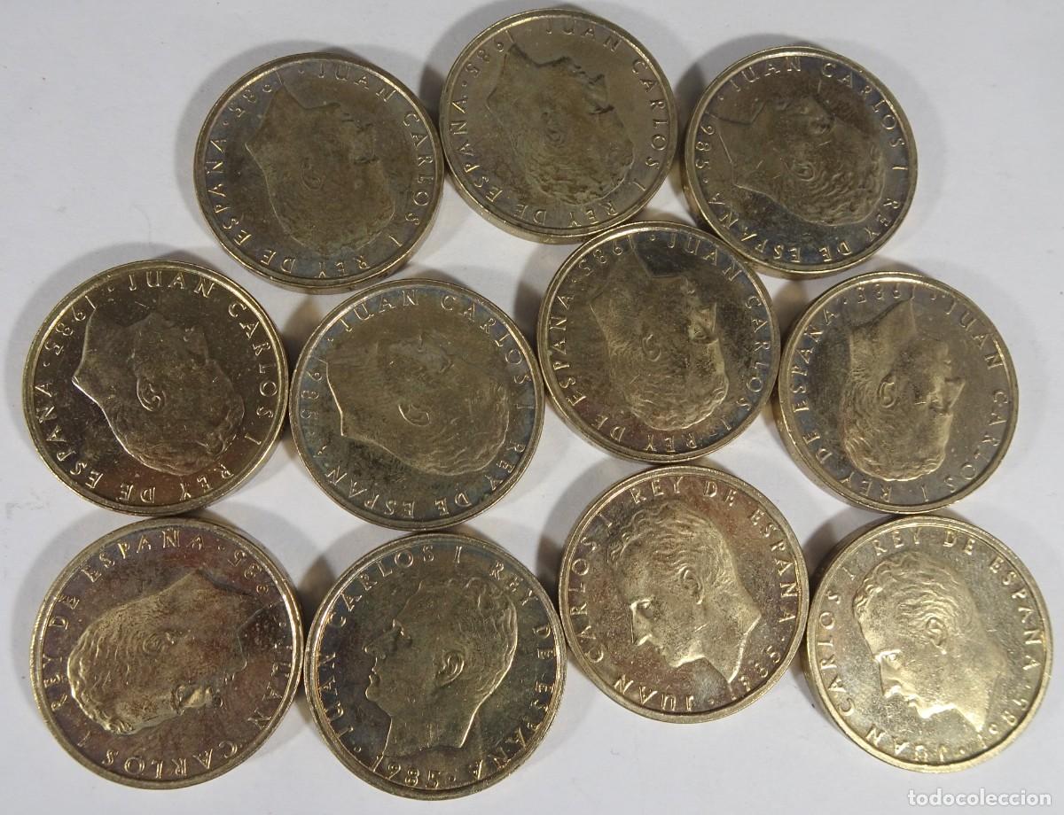 Coins Juan Carlos I: LOTE DE 11 MONEDAS 100 PESETAS 1985 ,VER FOTOS