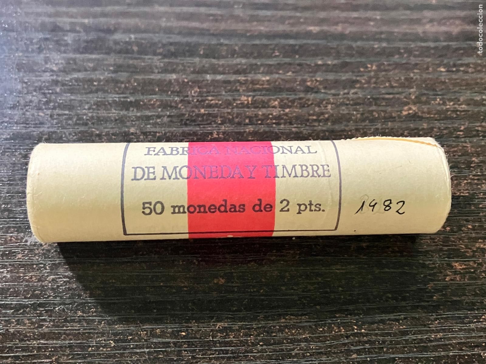 Monedas Juan Carlos I: Cartucho monedas Juan Carlos I - 50 monedas 2 pesetas 1982