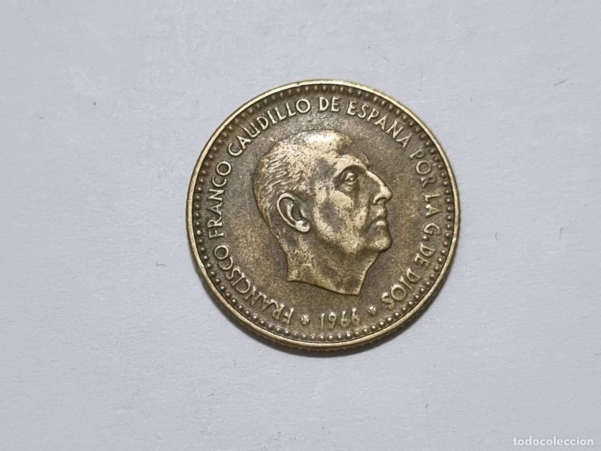 Monedas Juan Carlos I: Antigua Moneda Espa&ntilde;ola Espa&ntilde;a 1 Peseta Franco 1966-67* Coleccionista