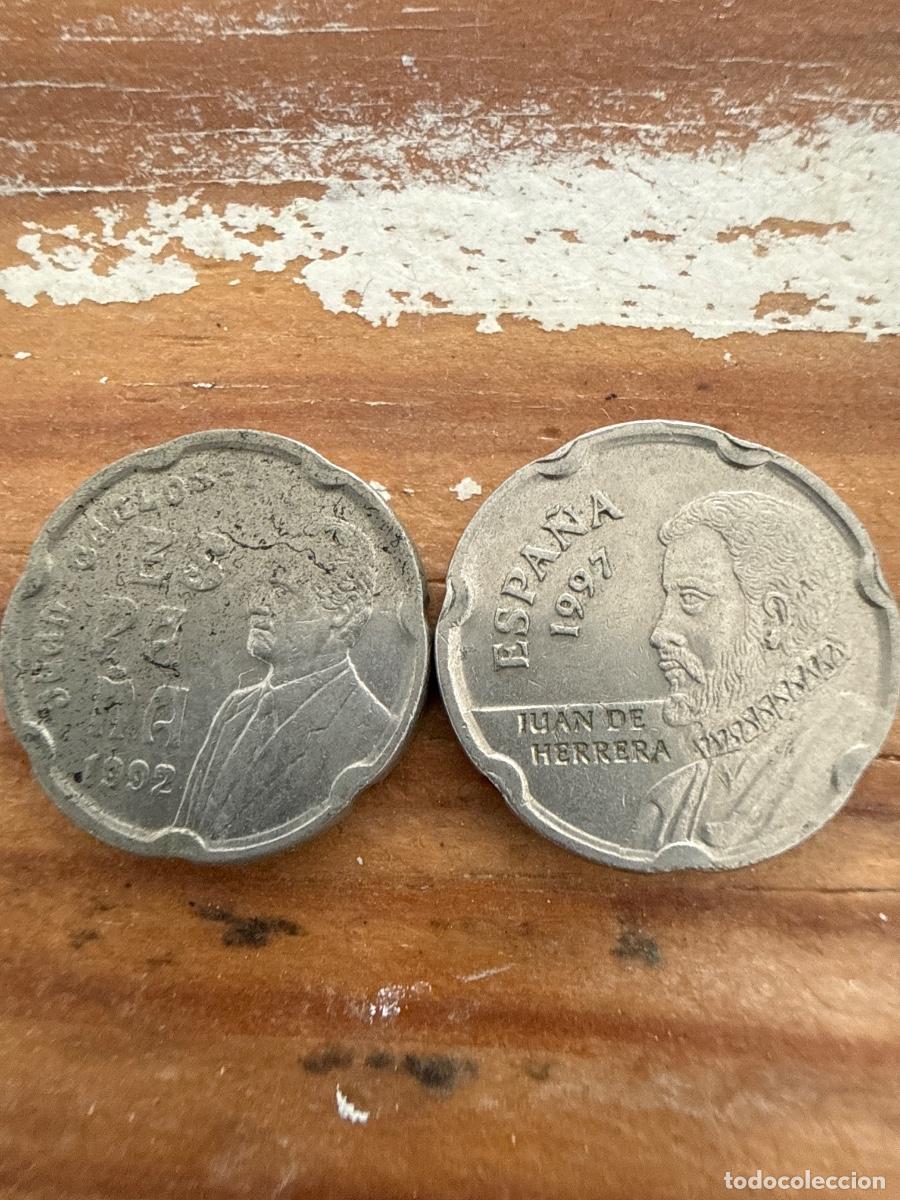 Monedas Juan Carlos I: 2 monedas de 50 pesetas peque&ntilde;as