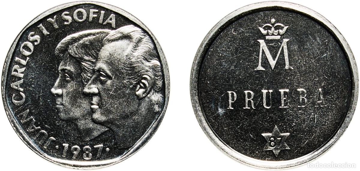 Monedas Juan Carlos I: Spain Kingdom 1987 500 Pesetas - Juan Carlos I (steel,portraits) Steel Madrid Mint (200000) 11.88g