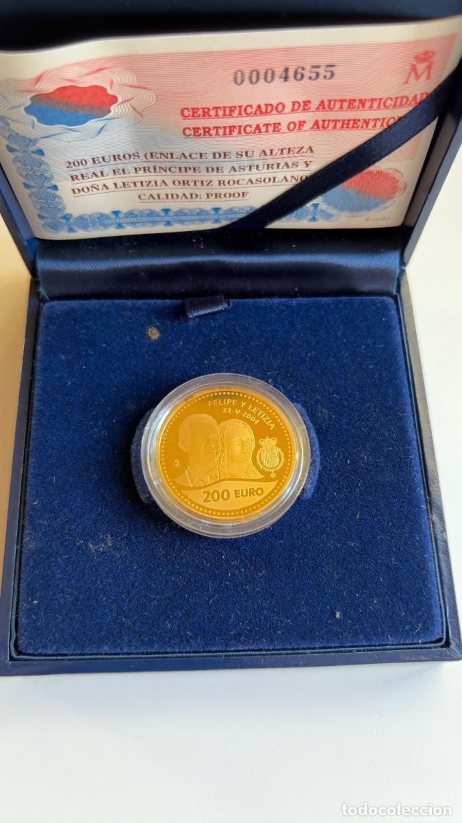 Monedas Juan Carlos I: Moneda de 13,50gr Oro 200 EUROS JUAN CARLOS I A&Ntilde;O 2004
