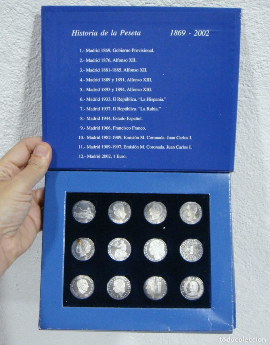Monedas Juan Carlos I: Colecci&oacute;n Historia de la Peseta &middot; De la Peseta al Euro &middot; 1869&ndash;2002