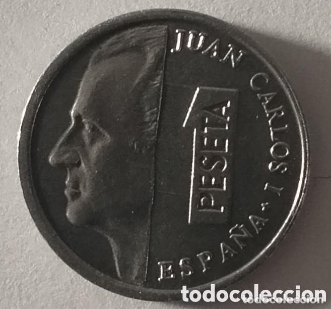 Monedas Juan Carlos I: MONEDA DE 1 PESETA JUAN CARLOS I 2001 SIN CIRCULAR. &Uacute;LTIMA EMISI&Oacute;N DE LA PESETA.