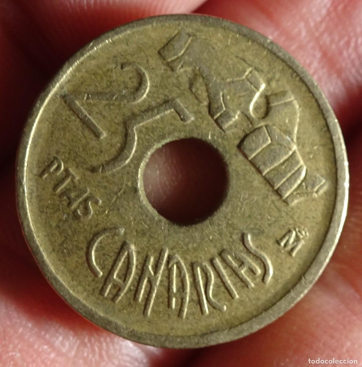 Monedas Juan Carlos I: MONEDA 25 PESETAS 1994, CANARIAS, VER FOTOS