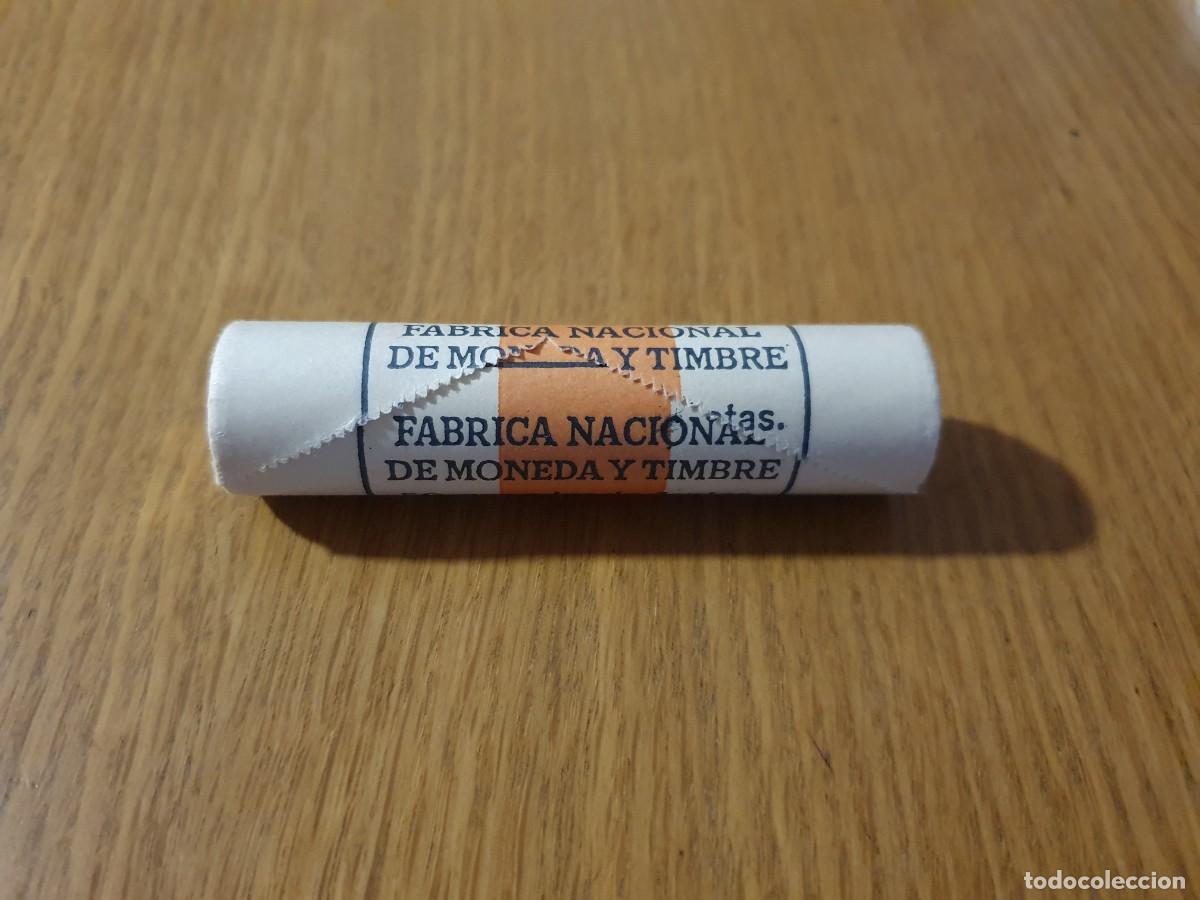 Monedas Juan Carlos I: Cartucho 1 peseta aluminio 1984 ? - Ciego - 50 monedas SC
