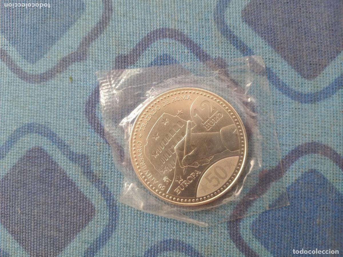 Monedas Juan Carlos I: 12 Euros de plata de 2007 precintada