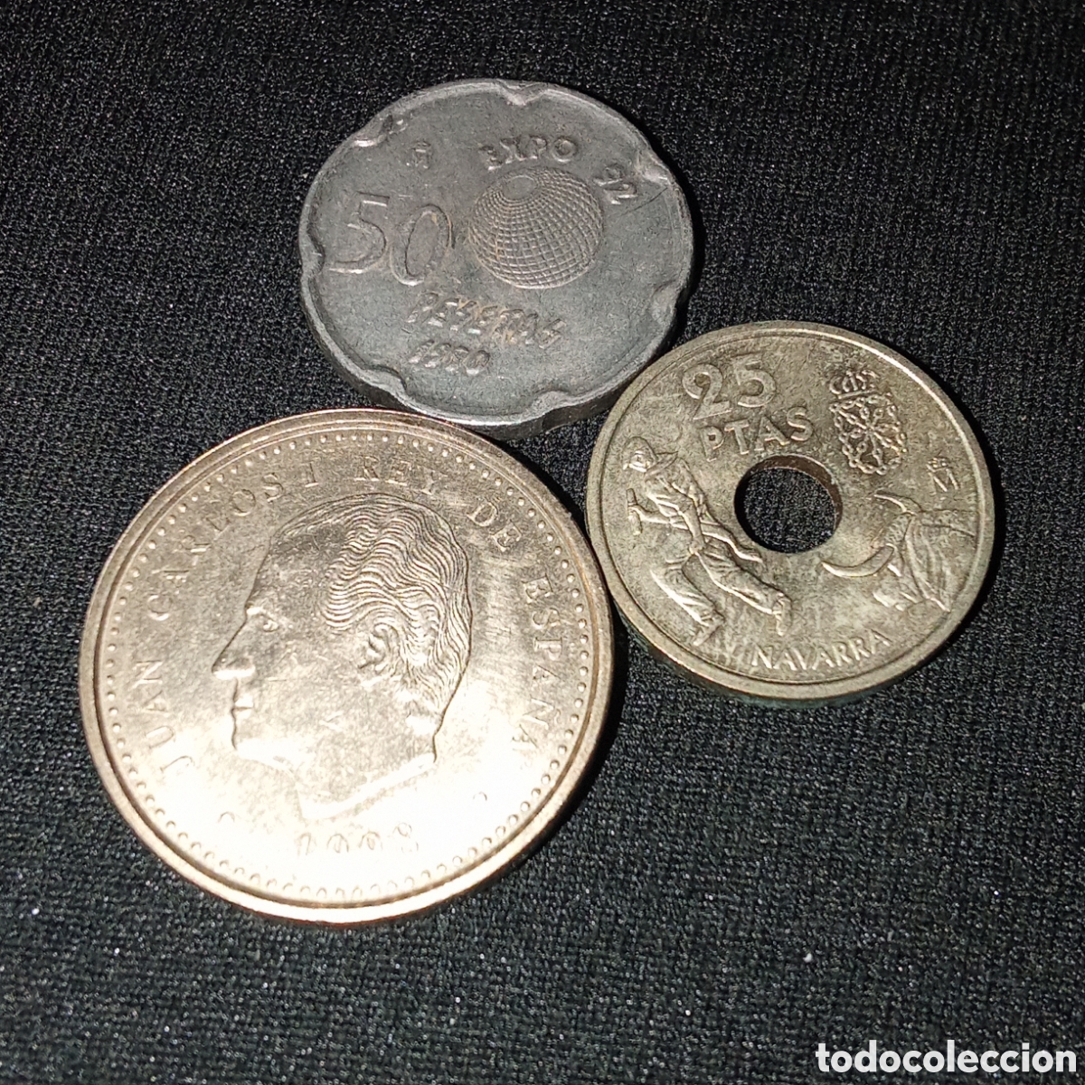 Monedas Juan Carlos I: Espa&ntilde;a 3 monedas distintas - Foto 2