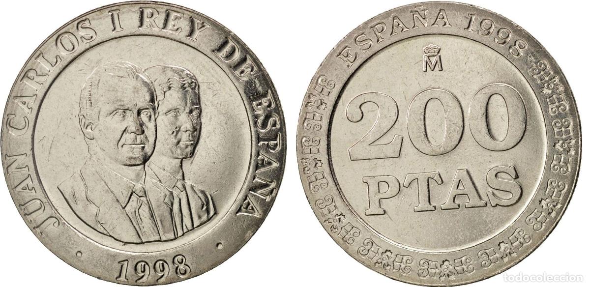 Monedas Juan Carlos I: C1998 MONEDA ESPA&Ntilde;A 200 PESETAS 1998 SIN CIRCULAR