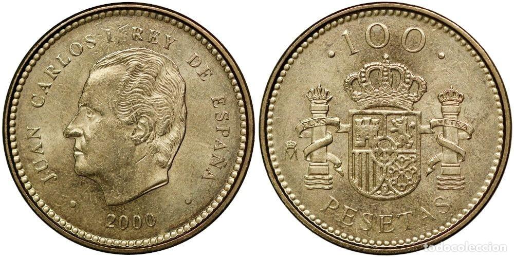 Monedas Juan Carlos I: C2000 MONEDA ESPA&Ntilde;A 100 PESETAS 2000 LIS ARRIBA SIN CIRCULAR