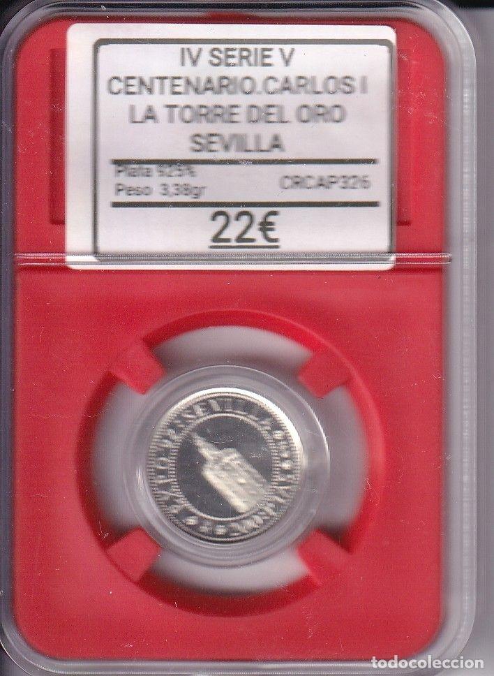 Monedas Juan Carlos I: CRCAP326 MONEDA IV SERIE V CENTENARIO CARLOS I TORRE DEL ORO SEVILLA 200 PESETAS 1992