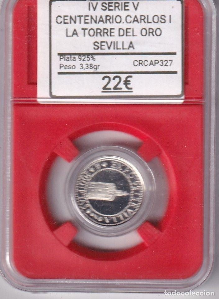 Monedas Juan Carlos I: CRCAP327 MONEDA IV SERIE V CENTENARIO CARLOS I TORRE DEL ORO SEVILLA 200 PESETAS 1992