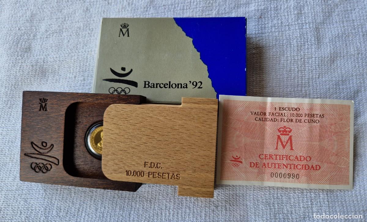 Monedas Juan Carlos I: Moneda 10.000 pesetas otro Olimpiadas de Barcelona. Juan Carlos I